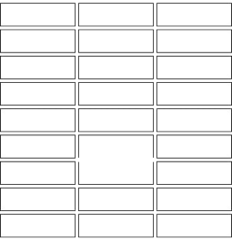 Image of horizontal flow tile layout.
