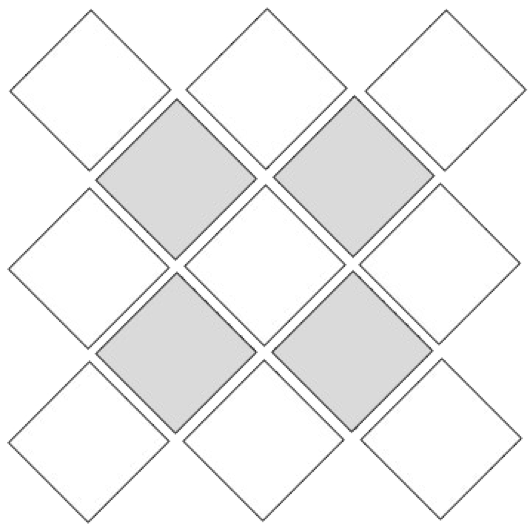 Image of mosaic tile layout.