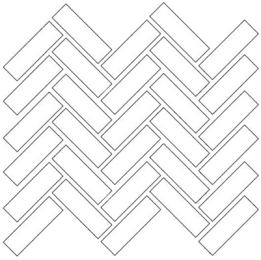 Image of herringbone tile layout.