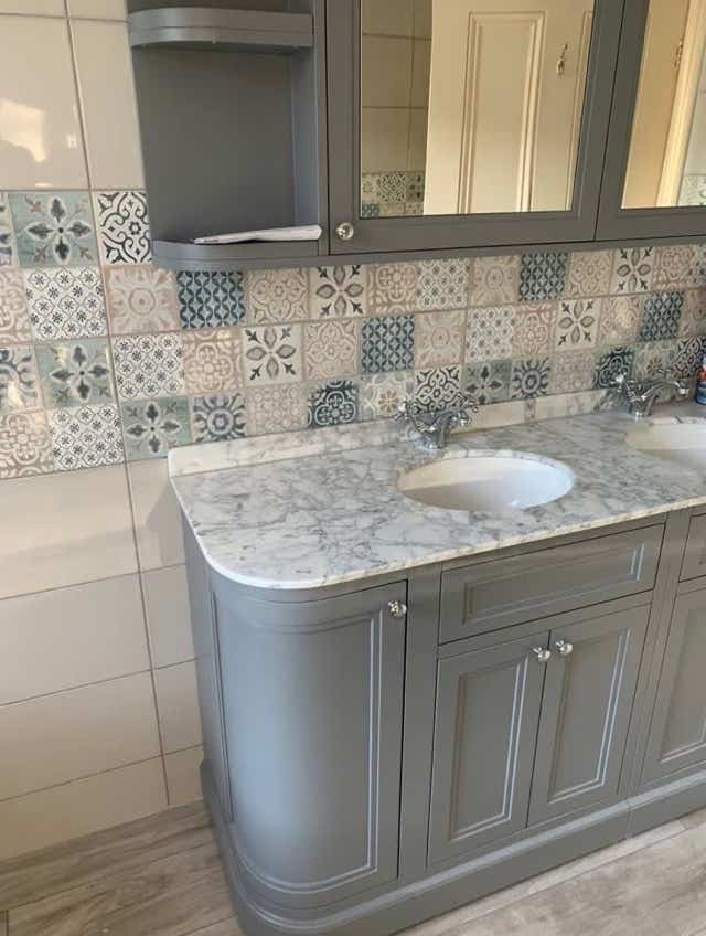 Contemporary bathroom radiator by Plumb Yorkshire.